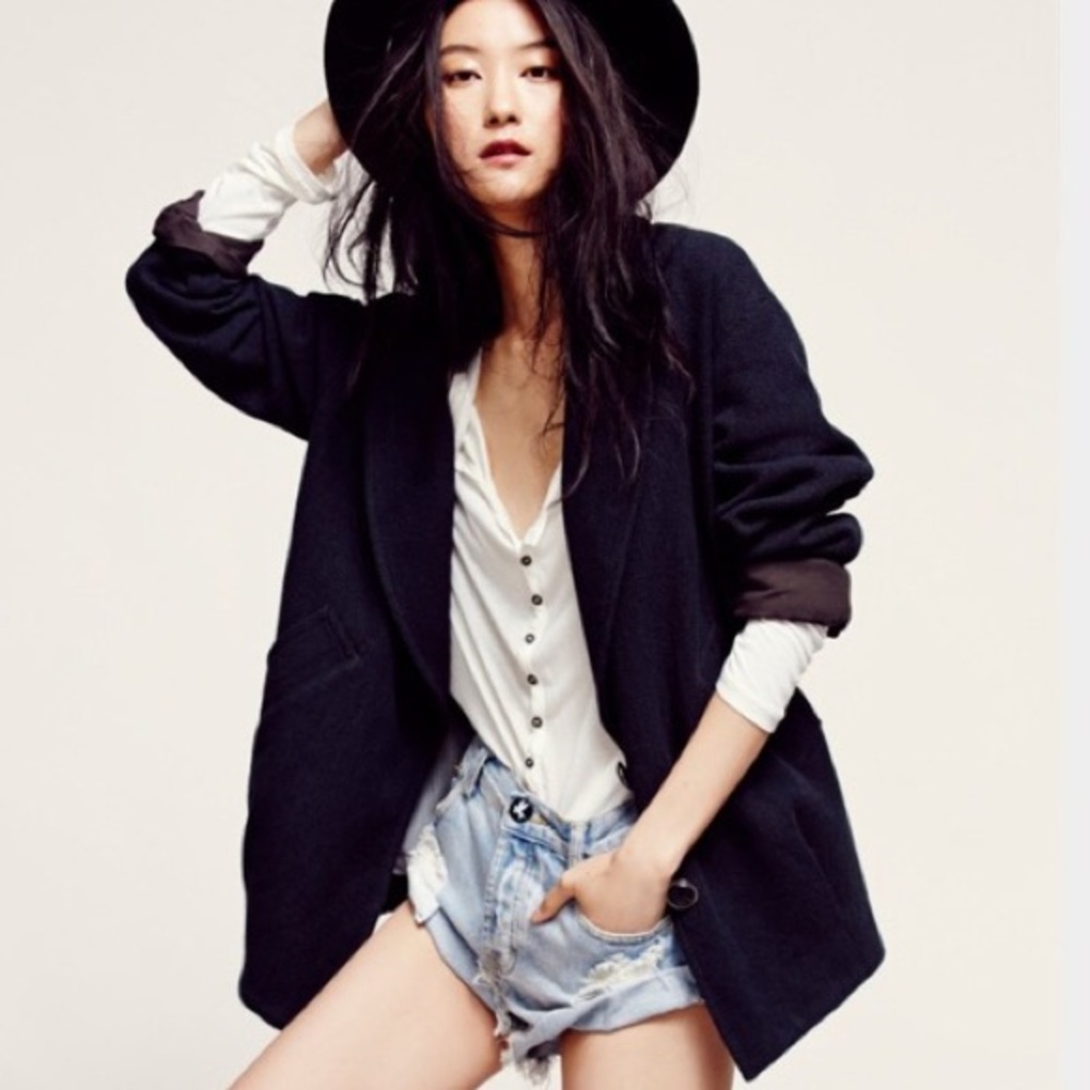 FREE PEOPLE Boyfriend Blazer Coat